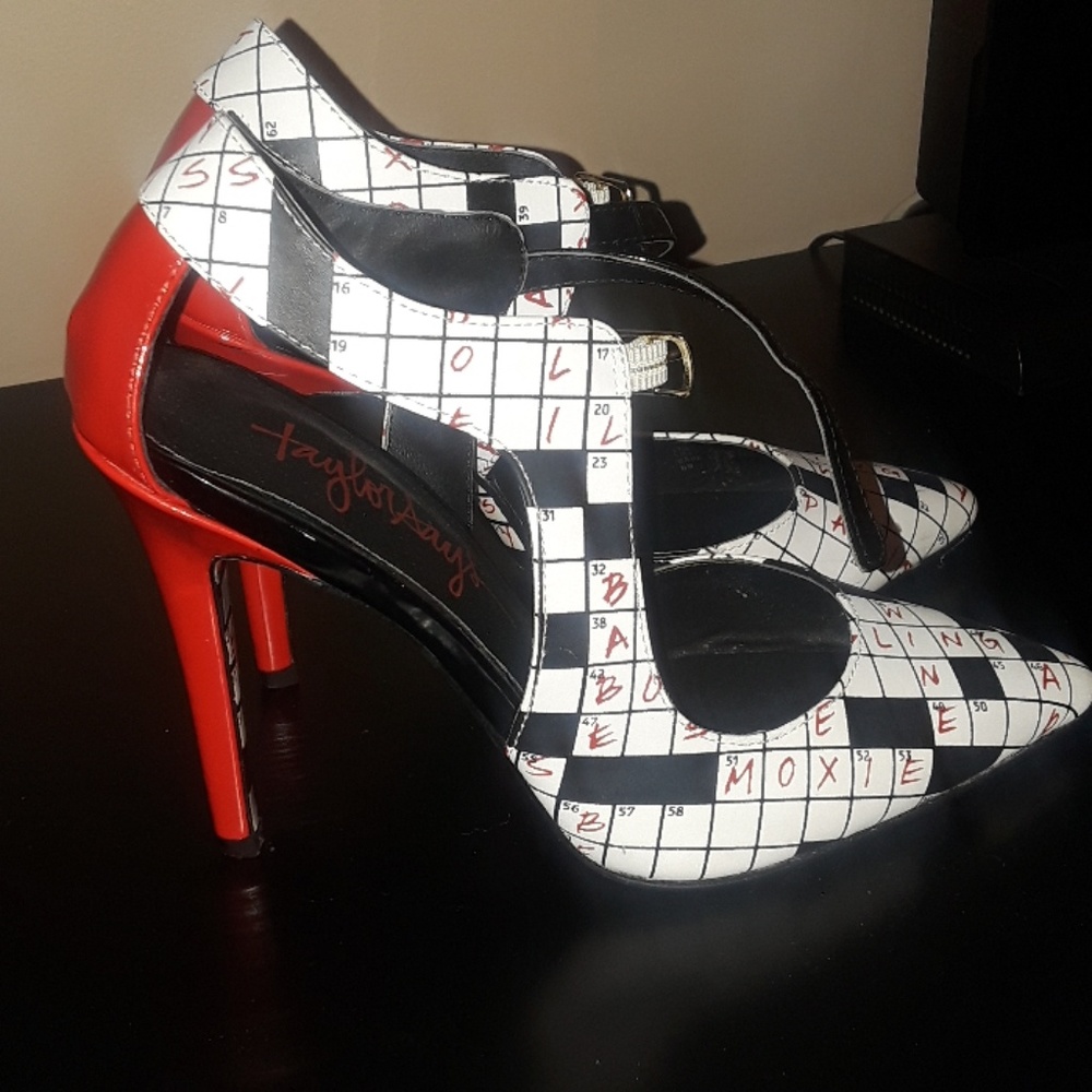Taylor Says Crossword Stilettos